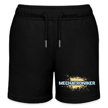 Job Mechatroniker - Kinder Organic Joggingshorts Mini Bolter von Stanley/Stella - Schwarz - Vorne