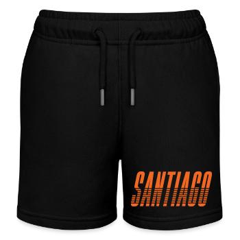 Santiago - Short de jogging enfant bio Stanley/Stella - noir - Devant