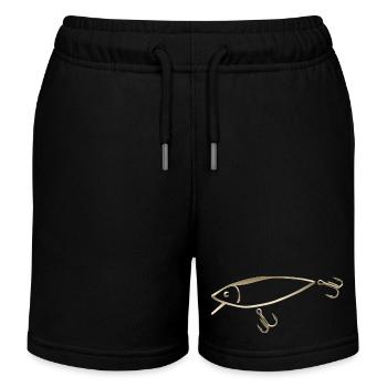 MeyDes Wobbler - Short de jogging enfant bio Stanley/Stella - noir - Devant