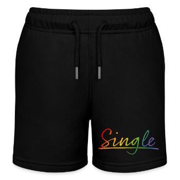 Pride Shirt Single - Kinder Organic Joggingshorts Mini Bolter von Stanley/Stella - Schwarz - Vorne