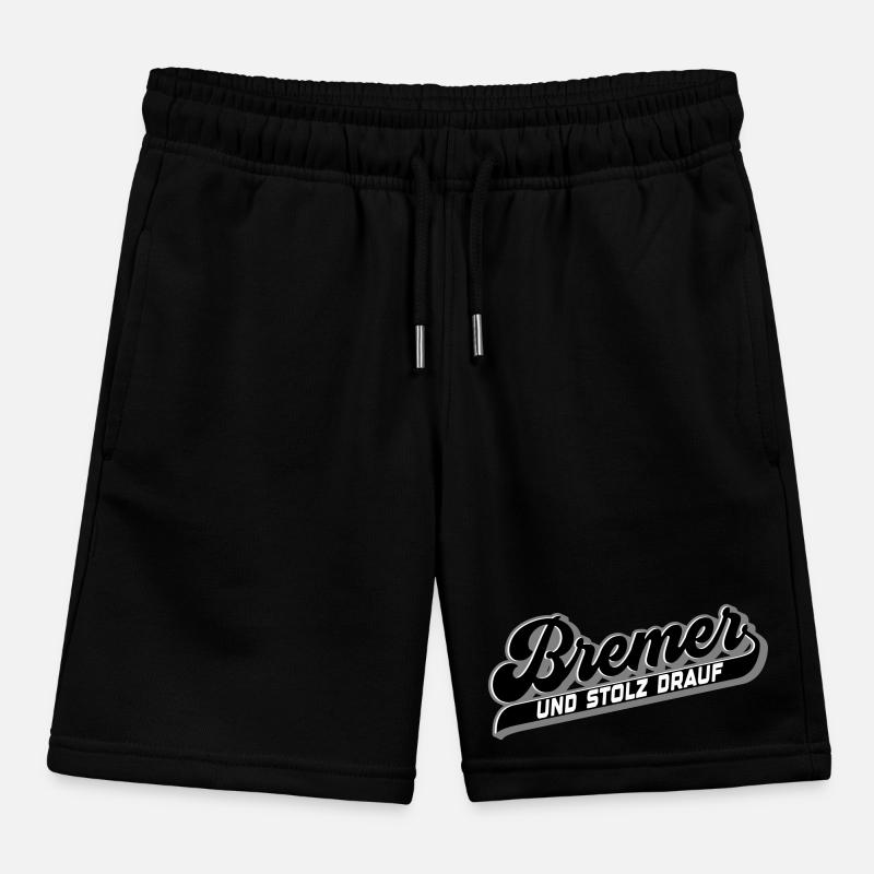 Bremer und Stolz drauf | Farben änderbar Kinder Organic Joggingshorts Mini Bolter von Stanley/Stella