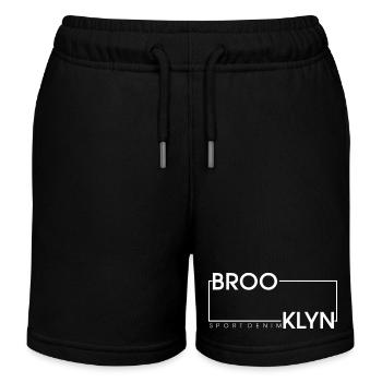 Design élégant Brooklyn Sporttrend - Short de jogging enfant bio Stanley/Stella - noir - Devant
