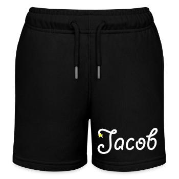 Jacob - Short de jogging enfant bio Stanley/Stella - noir - Devant