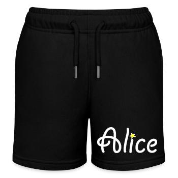 Alice - Short de jogging enfant bio Stanley/Stella - noir - Devant