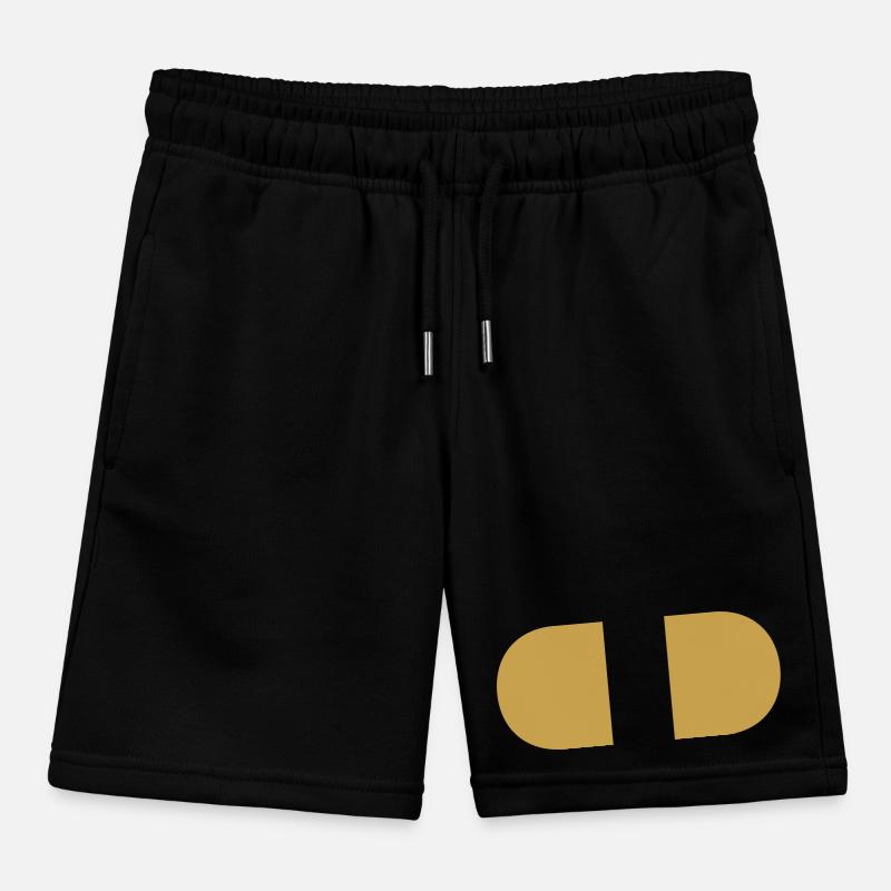 Controller Split Gold Kids Organic Sweat Shorts by Stanley/Stella