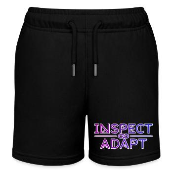 Inspecter & Adapter, T-shirt Agile Coach Scrum - Short de jogging enfant bio Stanley/Stella - noir - Devant