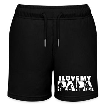 Définition de menuisier Cadeau drôle de menuisier - Short de jogging enfant bio Stanley/Stella - noir - Devant
