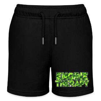 Engine Therapy Camouflage für echte Schrauber - Kinder Organic Joggingshorts Mini Bolter von Stanley/Stella - Schwarz - Vorne