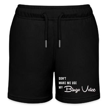 Bingo - Kids Organic Sweat Shorts by Stanley/Stella - black - Front