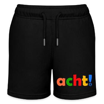 ACHT 8 JAHRE JUNGE 8. GEBURTSTAG - Kinder Organic Joggingshorts Mini Bolter von Stanley/Stella - Schwarz - Vorne