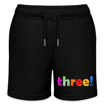 TROIS 3 ANS 3ÈME ANNIVERSAIRE - Short de jogging enfant bio Stanley/Stella - noir - Devant