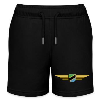 T-shirt T-shirt Tanzanie pour les vrais fans - Short de jogging enfant bio Stanley/Stella - noir - Devant