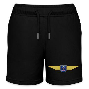 North Dakota Fan T-Shirt – Perfect for Fans - Kids Organic Sweat Shorts by Stanley/Stella - black - Front