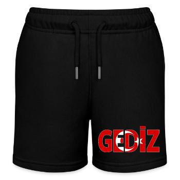 Gediz Turquie Drapeau Kütahya - Short de jogging enfant bio Stanley/Stella - noir - Devant