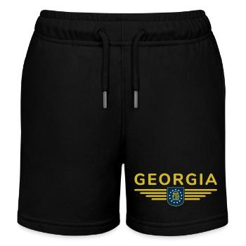 T-shirt Georgia Fan – Southern flair - Short de jogging enfant bio Stanley/Stella - noir - Devant