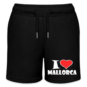 Majorque - Short de jogging enfant bio Stanley/Stella - noir - Devant