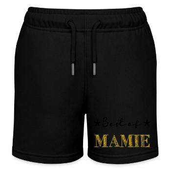 GRANNY. MOTHER's DAY. HAPPY BIRTHDAY GRANNY. I LOVE YOU - Kids Organic Sweat Shorts by Stanley/Stella - black - Front