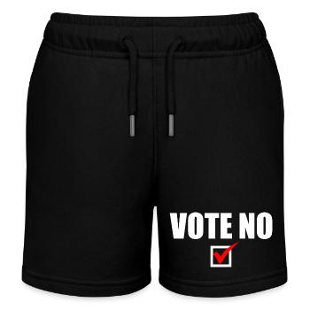 Vote no - Short de jogging enfant bio Stanley/Stella - noir - Devant