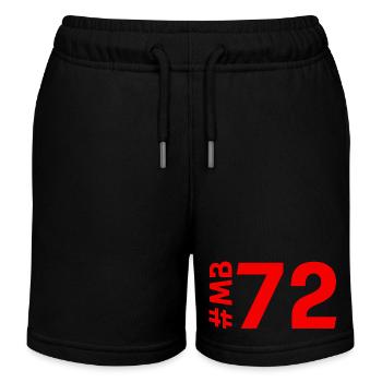 MB72-KARTON - Kinder Organic Joggingshorts Mini Bolter von Stanley/Stella - Schwarz - Vorne