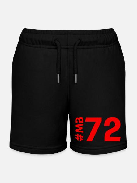 MB72 - Short de jogging enfant bio Stanley/Stella - noir