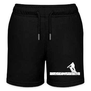 Ligne VTT Grunge - Short de jogging enfant bio Stanley/Stella - noir - Devant