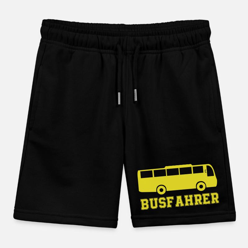 Bus Bus Driver Kids Organic Sweat Shorts by Stanley/Stella