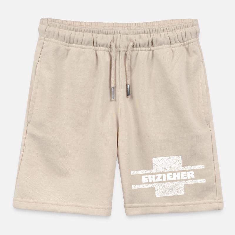 Occupation Educator Kids Organic Sweat Shorts by Stanley/Stella