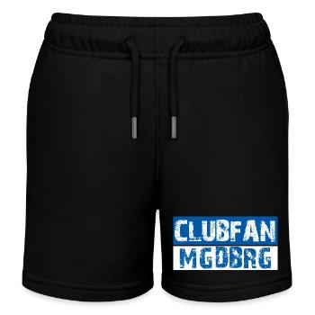 Clubfan Magdeburg Football - Kids Organic Sweat Shorts by Stanley/Stella - black - Front