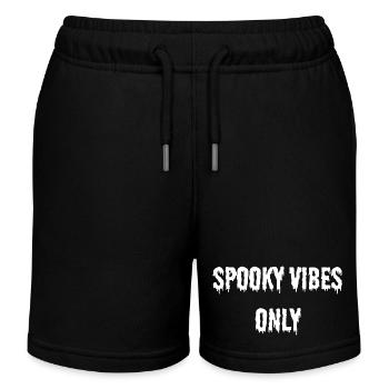SPOOKY VIBES ONLY white - Kinder Organic Joggingshorts Mini Bolter von Stanley/Stella - Schwarz - Vorne
