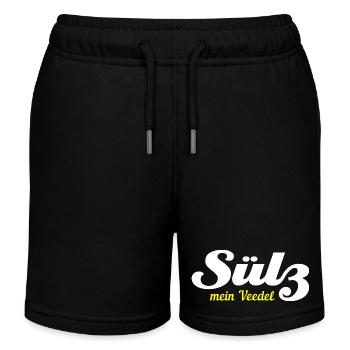 retro Köln Sülz T-Shirt - Kinder Organic Joggingshorts Mini Bolter von Stanley/Stella - Schwarz - Vorne