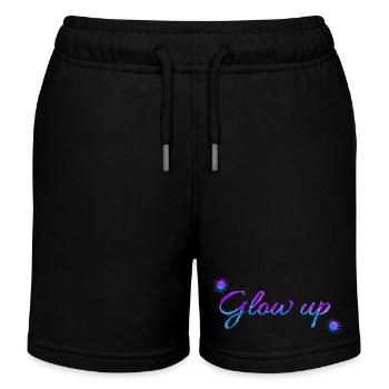 Brillez vers le haut - Short de jogging enfant bio Stanley/Stella - noir - Devant