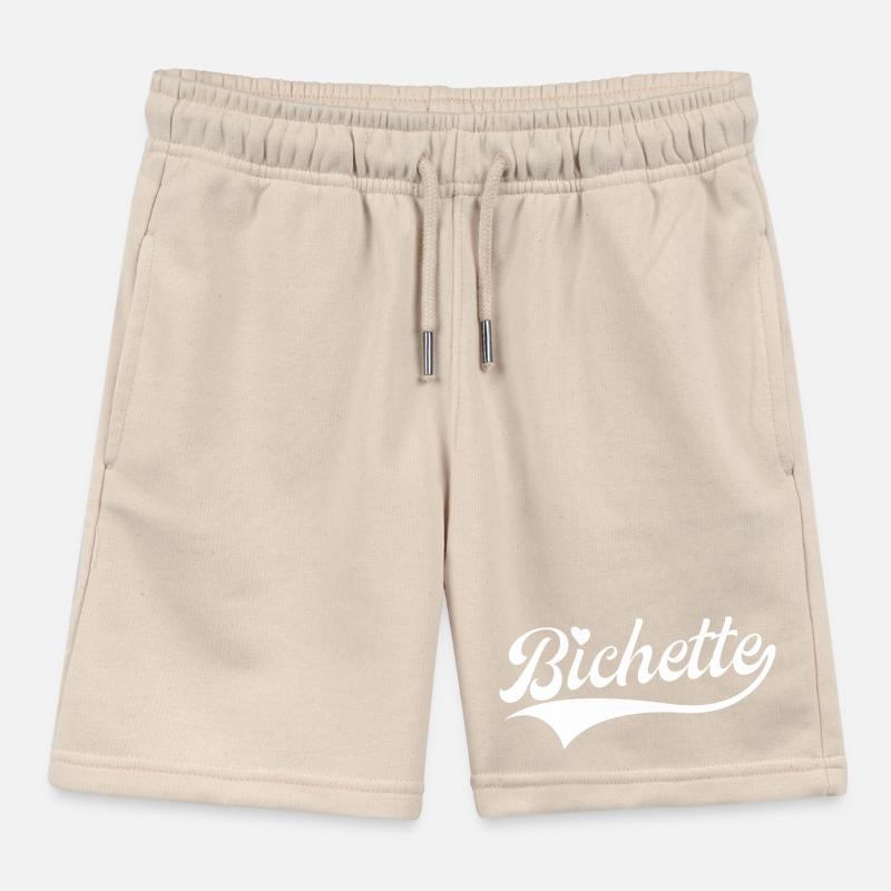 Bichette Petit Surnom Mignon Short de jogging enfant bio Stanley/Stella