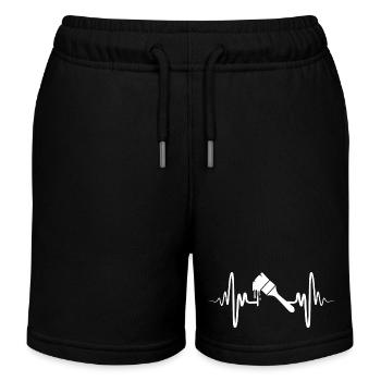 Painter Brush - Kids Organic Sweat Shorts by Stanley/Stella - black - Front