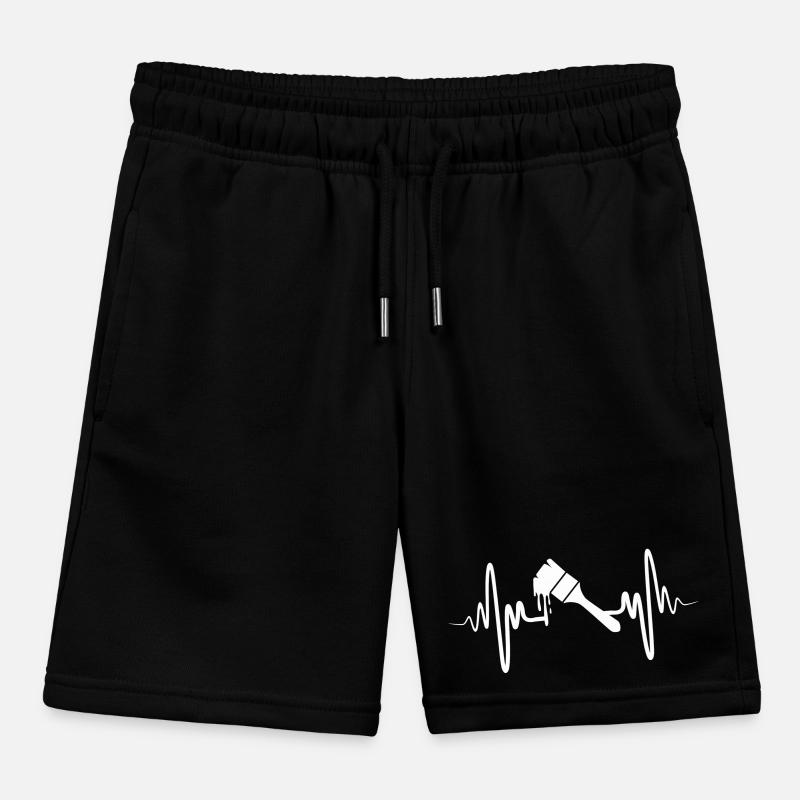 Painter Brush Kids Organic Sweat Shorts by Stanley/Stella