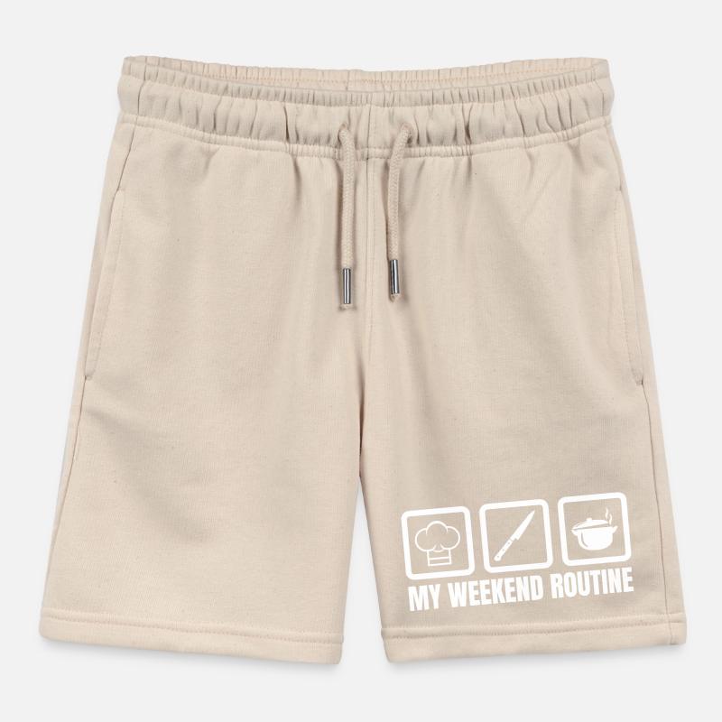 Cook Weekend Kids Organic Sweat Shorts by Stanley/Stella