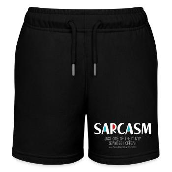 Sarkasmus (düster) - Kinder Organic Joggingshorts Mini Bolter von Stanley/Stella - Schwarz - Vorne