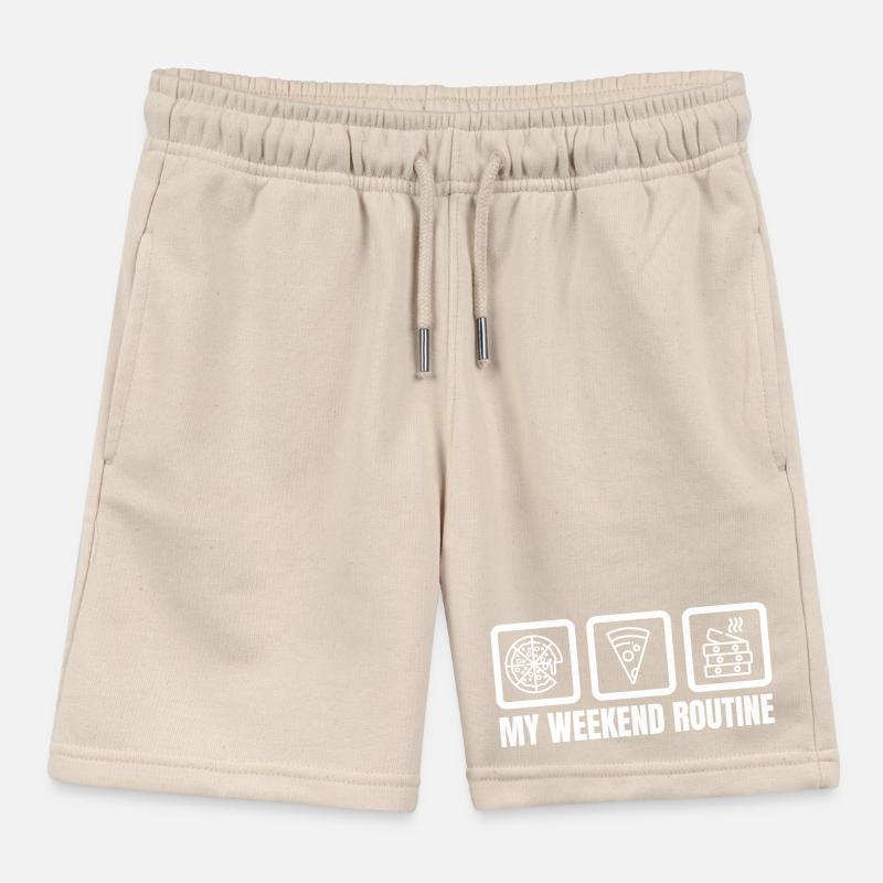 My Weekend Routine Kids Organic Sweat Shorts by Stanley/Stella