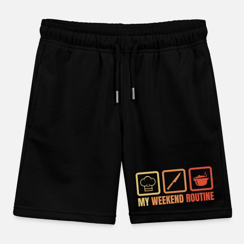 Cuisine du week-end Short de jogging enfant bio Stanley/Stella