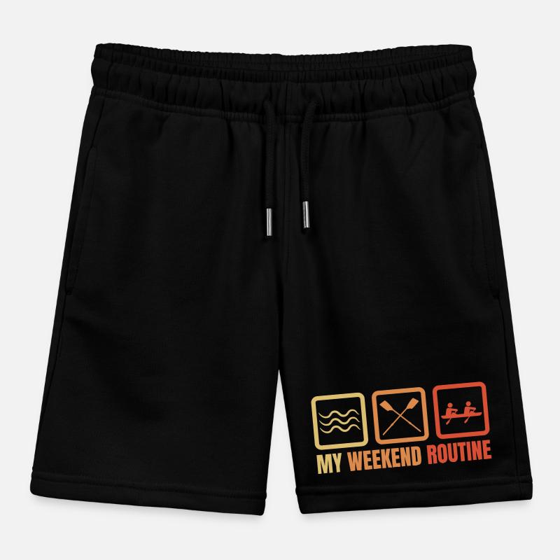 Routine du week-end de rameur Short de jogging enfant bio Stanley/Stella