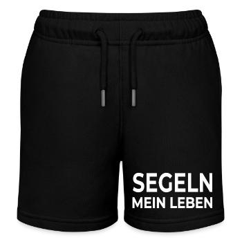 Sail - Kids Organic Sweat Shorts by Stanley/Stella - black - Front
