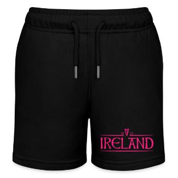 Irlande - Irlande - Irlandais - Irlandais - Harpe - Short de jogging enfant bio Stanley/Stella - noir - Devant