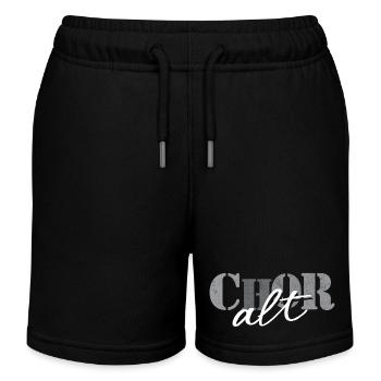 Chor Alt - Kinder Organic Joggingshorts Mini Bolter von Stanley/Stella - Schwarz - Vorne