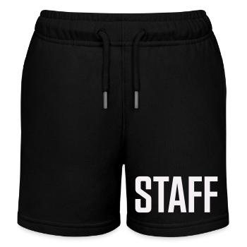 Staff - Kinder Organic Joggingshorts Mini Bolter von Stanley/Stella - Schwarz - Vorne