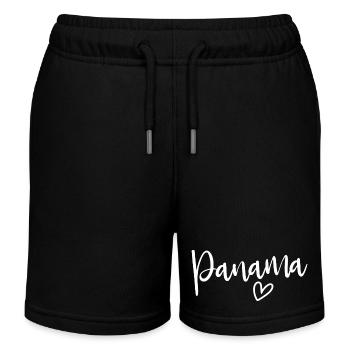 Panama Heart Women’s Love Panama - Short de jogging enfant bio Stanley/Stella - noir - Devant