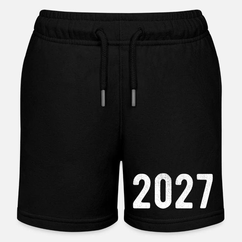 2027 - Short de jogging enfant bio Stanley/Stella - noir