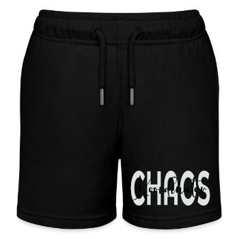 Papa coordinateur du chaos - Short de jogging enfant bio Stanley/Stella - noir - Devant