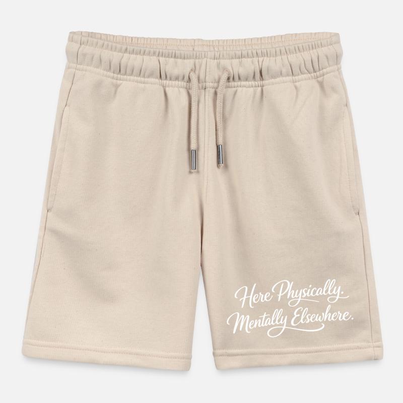 Sarcasm here, physical, mental, funny elsewhere Kids Organic Sweat Shorts by Stanley/Stella