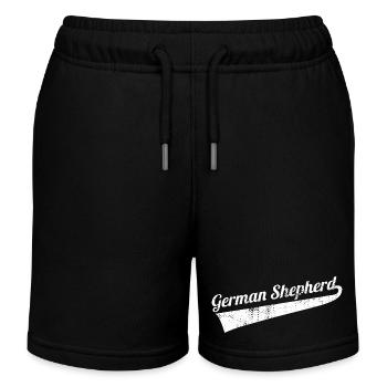 German Shepherd - Kinder Organic Joggingshorts Mini Bolter von Stanley/Stella - Schwarz - Vorne