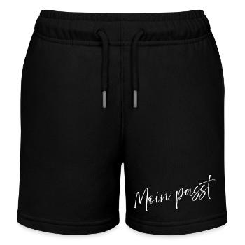 Heimatliebe Nord - Kinder Organic Joggingshorts Mini Bolter von Stanley/Stella - Schwarz - Vorne