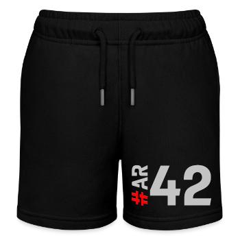 AR42-KARTON - Kinder Organic Joggingshorts Mini Bolter von Stanley/Stella - Schwarz - Vorne